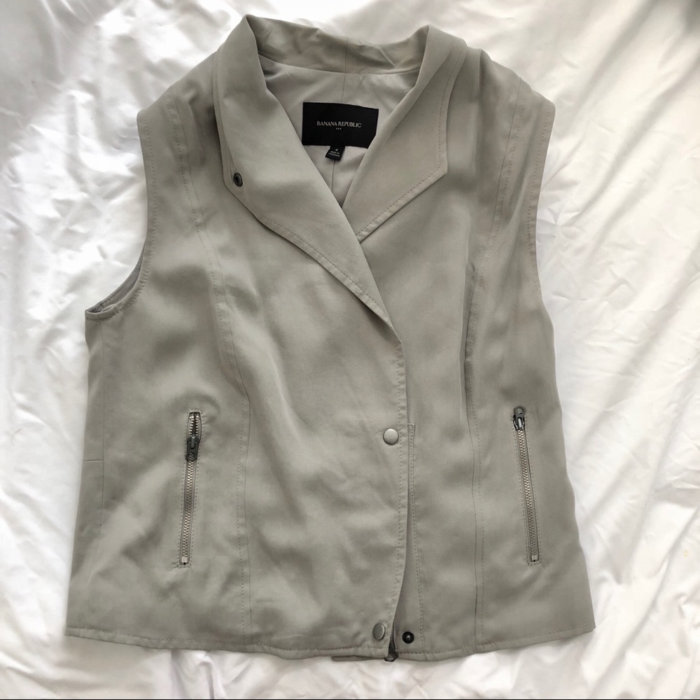 Banana Republic moto vest